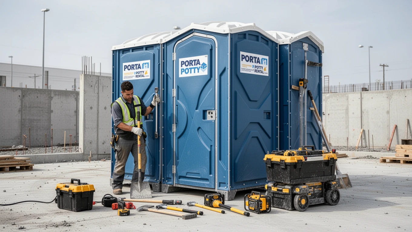 Construction Porta Potty Rental